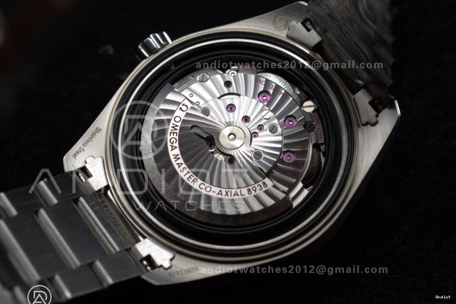 1:1 Ceramic VSF Edition Worldtimer Best 43mm Green SS Super GMT Aqua on Terra A8938 Bracelet Clone 1105